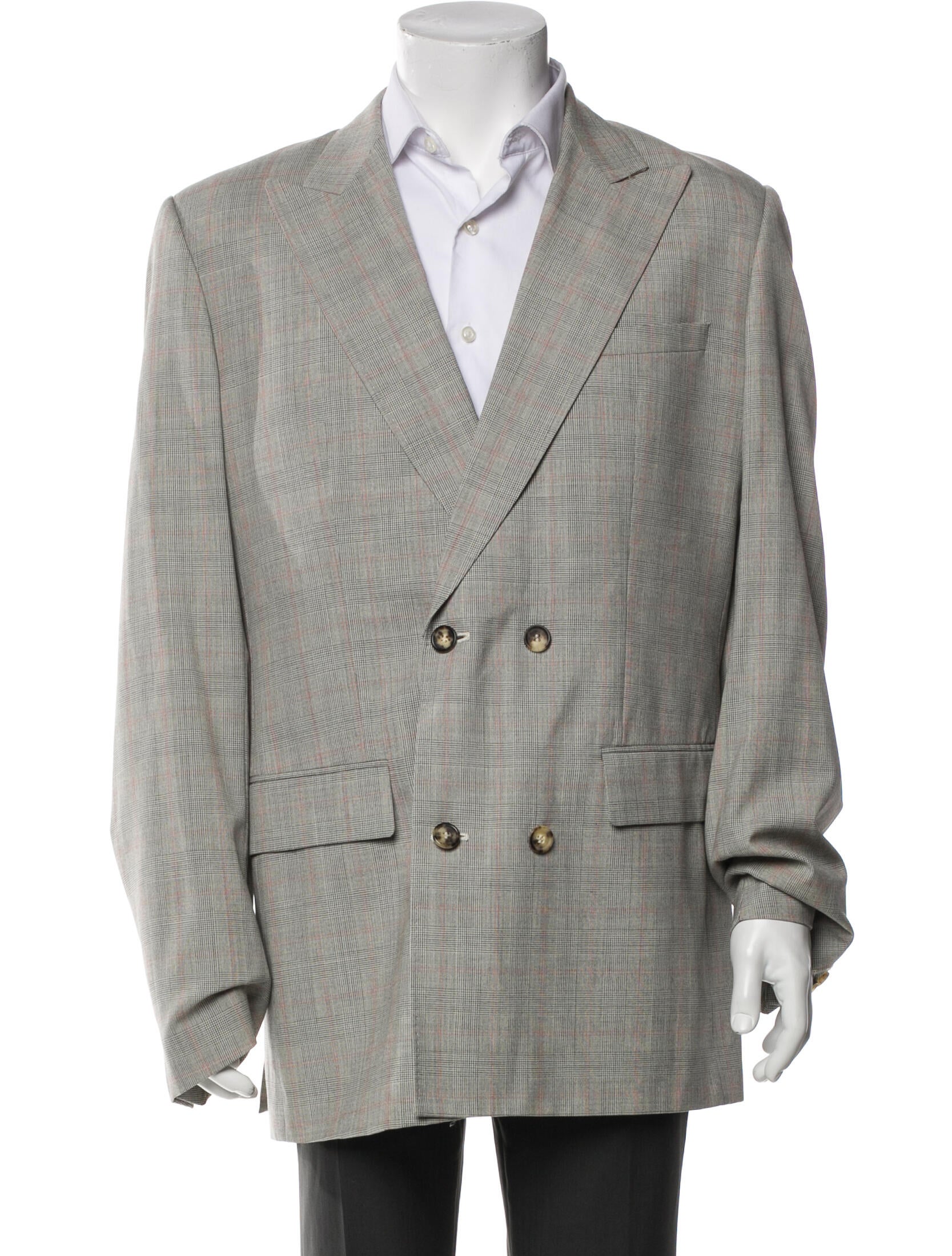 Dirk Schönberger Plaid Print Blazer